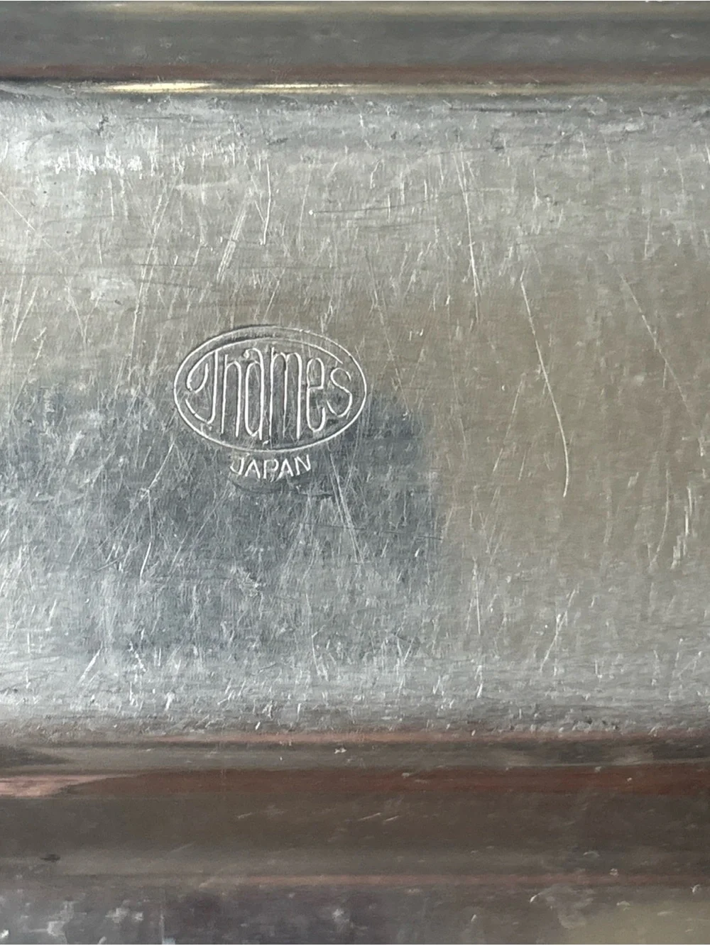 Set of Two! Butter Dish and Serving Plate Mid-Century Modern Aluminum